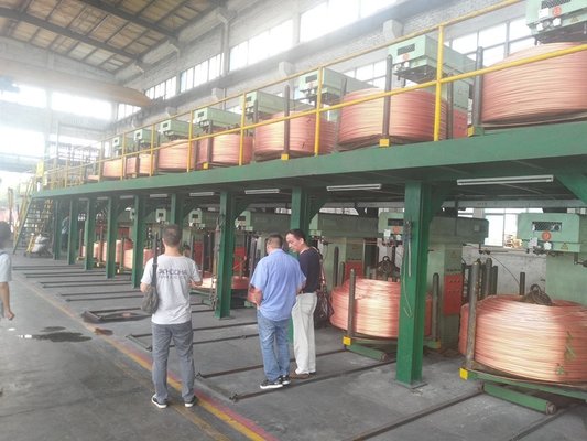 China Copper Rod 6mm-60mm Wire And Cable Machinery  , Upward Casting Machine supplier