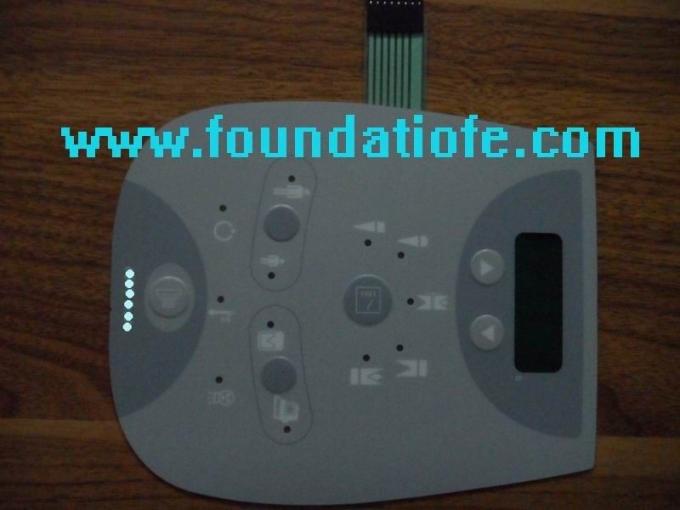 Embedded LED Keyboard Membrane Switch Panel With Flexible Printed Circuit