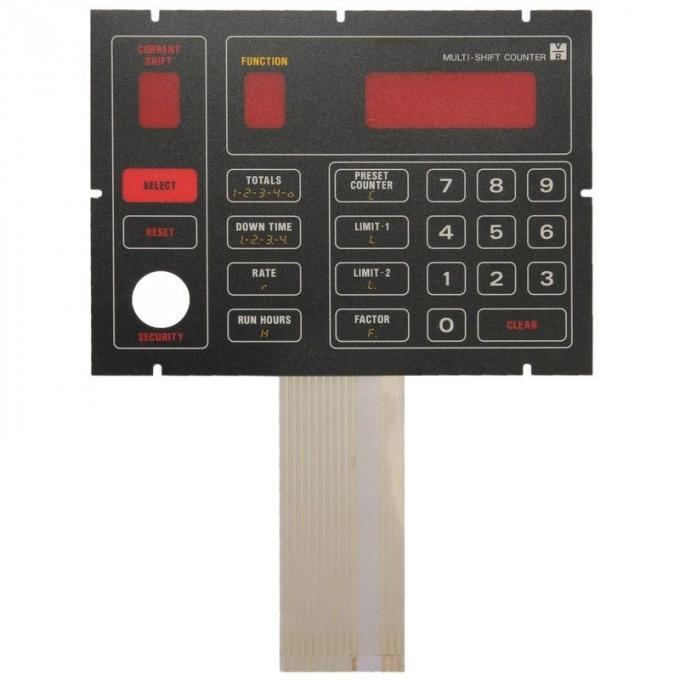 PCB Molex Keyboard Tactile Membrane Switch Remote Control , Customizable Keypad
