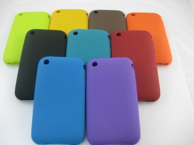 Colorful Waterproof FDA Silicone Cellphone Case For Sangsung / iPhone 4s
