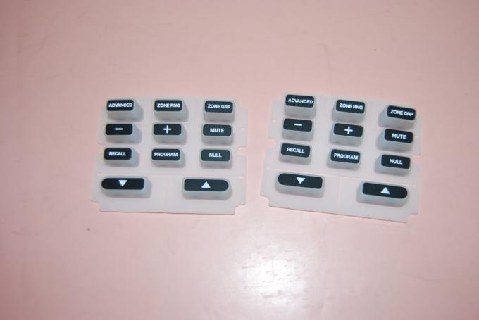 Small Remote Control Silicone Rubber Mobile Phone Keypad With Conductive Pills