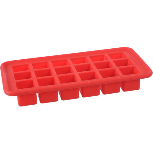 Customized Squre Red Silicone Kitchen Utensils For Promotional Gift