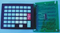 China OEM PCB Mounted Keyboard Membrane Switch , Waterproof Rubber Keypad Switch distributor