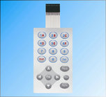 Best Multicolored Printed Touch Screen Membrane Keyboard Switch PVC With Tactile Buttons for sale