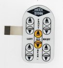 Digital Printed Keyboard Membrane Switch PET / PC Overlay With Embossing Rigid PCBA for sale
