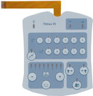 China Silicone Keypad Backlit Membrane Switch With FPC , Tactile Type 0.3mm - 1.5mm distributor