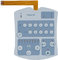 Silicone Keypad Backlit Membrane Switch With FPC , Tactile Type 0.3mm - 1.5mm supplier