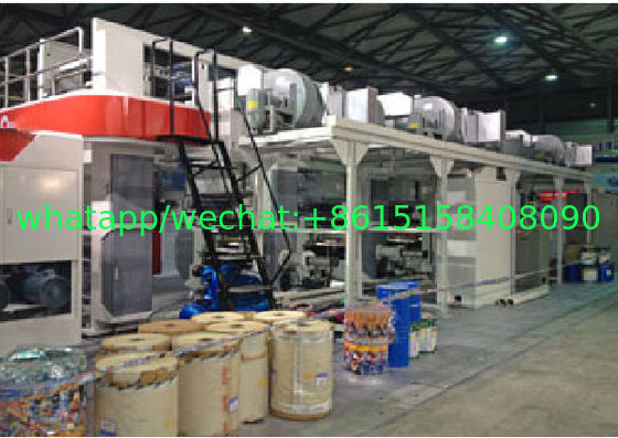 Automatic 300min Electrical Line Shaft Independent Servo Control Gravure Printing Machine