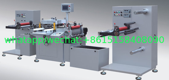 Allfine 24000 times/h 7200m/h High Speed flatbed Label Hot Stamping And Die Cutting Machine With Sheet cutter Rotary