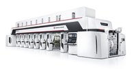 Electronic Line Shaft Gravure Printing Machine electric drying tube 300m/min 750mm unwind/rewind 3-50kgf servo motor