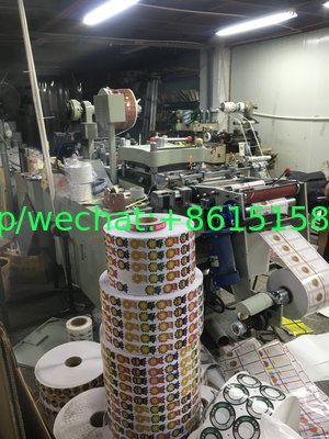 Roll to Roll Stickers Cutting Machine Factory Supplier Sticker Flexo Rotary Die Cutter and Printer