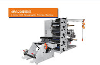 6 colors or 4 colors 320 420 520 flexographic printing machine die cutting station separated unwinding