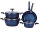 2017 new products aluminum cooper induction non stick ceramic cookware sets supplier