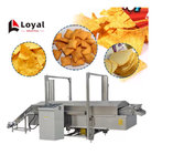 Industrial Automatic Continuous Frying Line, Multifunctional Conveyor Fryer Machine