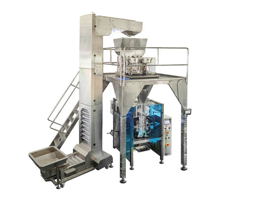 Factory supplier automatic rice/jujube particles packing machine with two heads