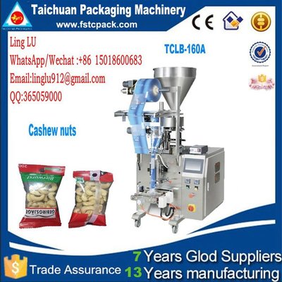 Cashew nuts packaging machine , nuts packing machine