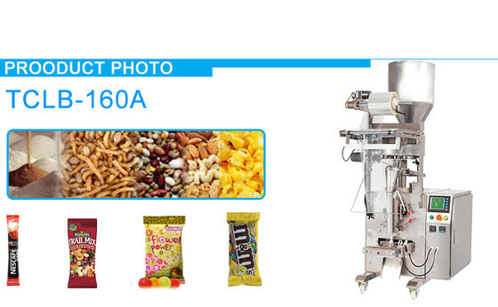 Vertical Form Fill Seal Packaging Coffee Bean Granule Packing Machine