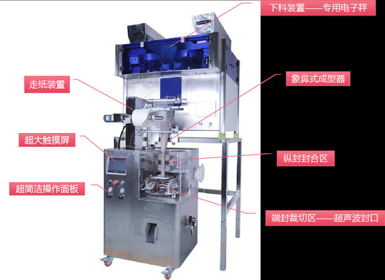 Tea Bag With Thread And Label Packing Machine