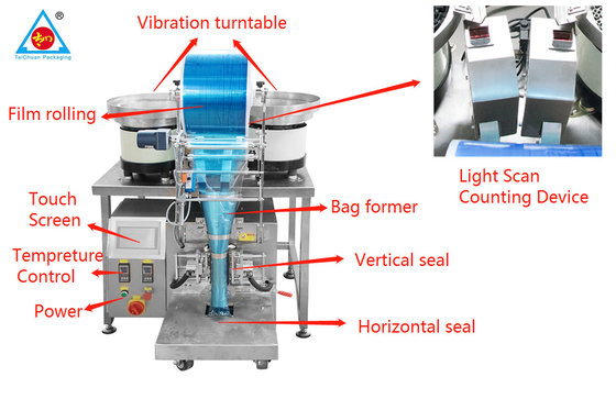 Bolts nails metal parts screw Packing counting Machine