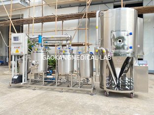 China Laboratory ultrasonic probe sonicator with jacket glass reactor for plant oil extraction supplier