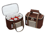 Insulated Soft Cooler Picnic Lunch Box Tote Bottle Bag Freezer Tote promotional bag 6cans