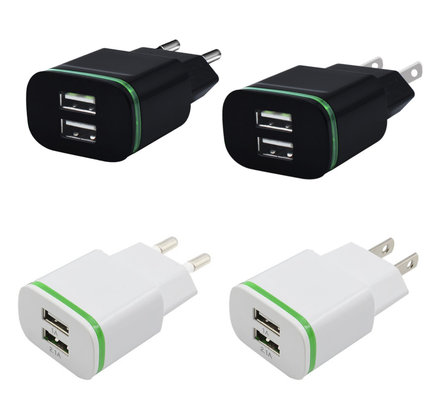 hot selling Luminous 2 USB charger in promotion