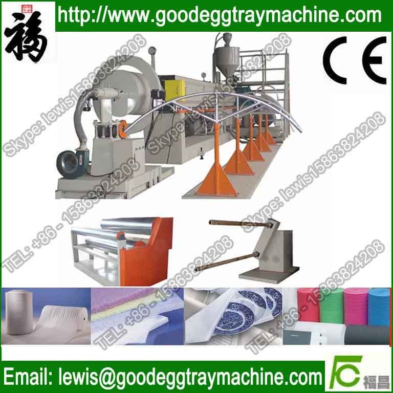 EPE Material and Protective foam Type epe foam sheet extruder machinery