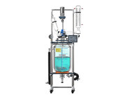 Russia Best Seller CE Certified 50L Glass Continuous Stirred Tank Reactor Jacketed Glass Reactor GR-50