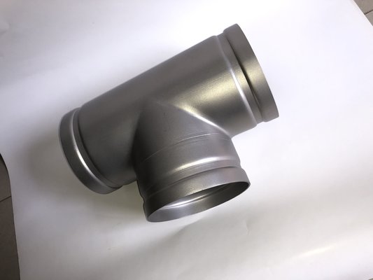 Precision Grooved Connection Stainless Steel Equal Tee For Groove Lock Fittings