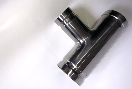Forged Grooved Tee Pipe Reduction Fittings Fine Polished For Pharmaceuticals