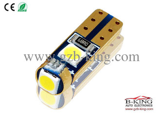 China High Quality T5 3SMD 3030 Canbus error free Car LED Bulb Light supplier