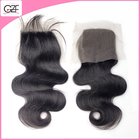 High Quality Brazilian Virgin Human Hair Body Wave 4"*4" Lace Closure with Baby Hair