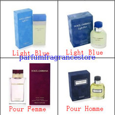 China D&amp;G light blue men and women perfume fragrance supplier