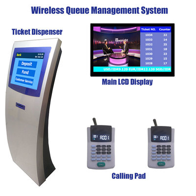 China Guangzhou Hot Sell Banking/Hospital/Clinic/Health Center Wireless Electronic Queue Token Number Calling System supplier