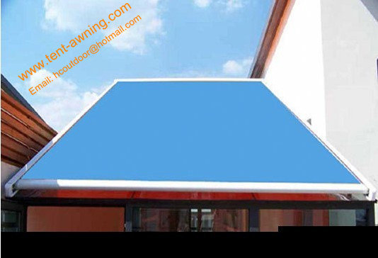 China Customized  Motorized Sunshade Roof Retractable Conservatory Awning supplier