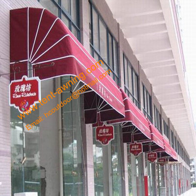 China Outdoor Manual Retractable Door Entrance Dutch Awning Window Canopy supplier