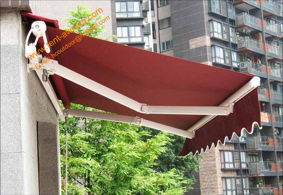 China Aluminum Customized Sizes Retractable Electric  Patio Awnings for Outdoor Balcony and Villa supplier