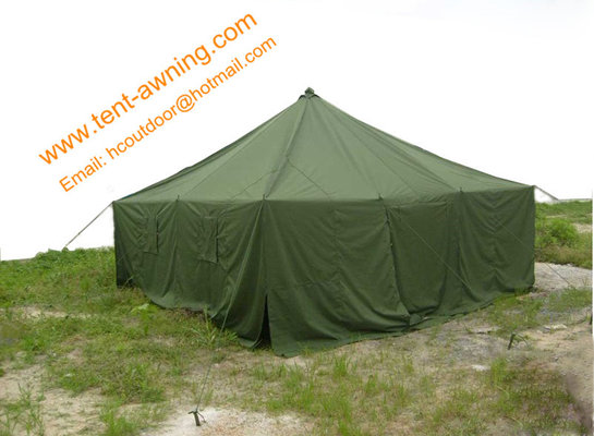 China 10-50 People Military Waterproof  Tents Pole-style Galvanized Steel  Army Camping Tent supplier