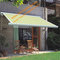 Outdoor Luxury  Patio Motorized Full Cassette Retractable Awning Cusomized Sizes supplier