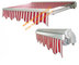 Durable Motorized Remote Control Retractable Half Cassette Awning supplier