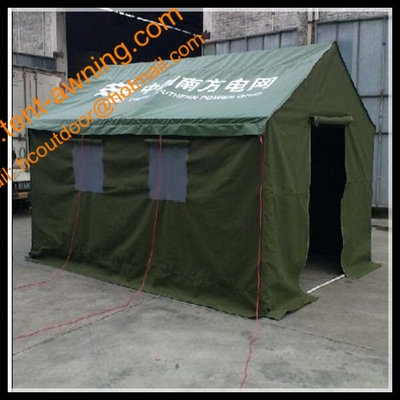 Waterproof Canvas Earthquake Disaster Refugee Waterproof  Emergency Shelter Tent supplier