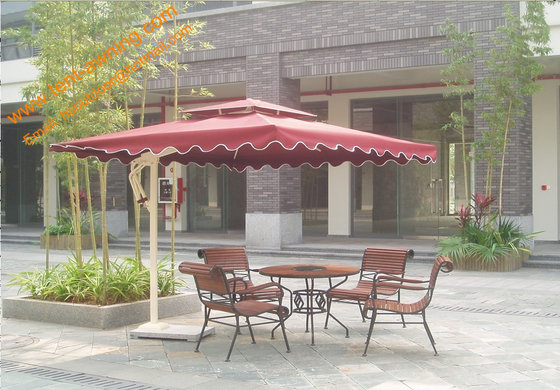 Waterproof UV Protection  Side Post Aluminum Patio Garden Outdoor Parasol supplier