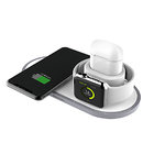 Wireless Charger iPhone Apple Watch and AirPods Charging Station, 3 in 1 Wireless Charger Stand Pad Qi Fast Chargers Doc supplier