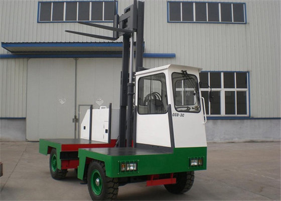 China Professional 3 Stage Mast Side Loader Forklift , Material Handling Machine supplier