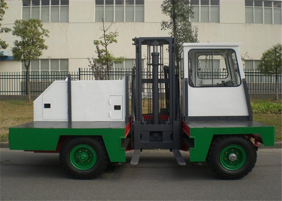 China 2000kg Lifting Capacity Electric Side Loader Forklift Mast Height 3.5 Meter supplier