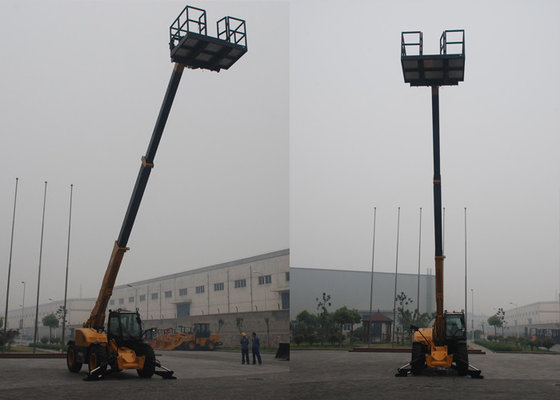 China Construction Lifting Equipment Telescopic Forklift 16.7 m Rated Load 3500kg supplier