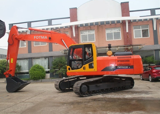 China Hydraulic System Excavation Equipment 7100kg Operating Weight Orange Peel Grab supplier