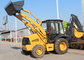 Low Emission 4WD Tractor With Backhoe And Loader Loading Bucket 1.0 CBM supplier