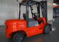 Double Front Tyre Diesel Forklift Truck 4000kg  6000mm Internal Combustion Forklifts supplier