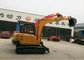 0.38 M3 Compact Wheel Excavators Machines , 6 Ton Long Arm Excavator supplier